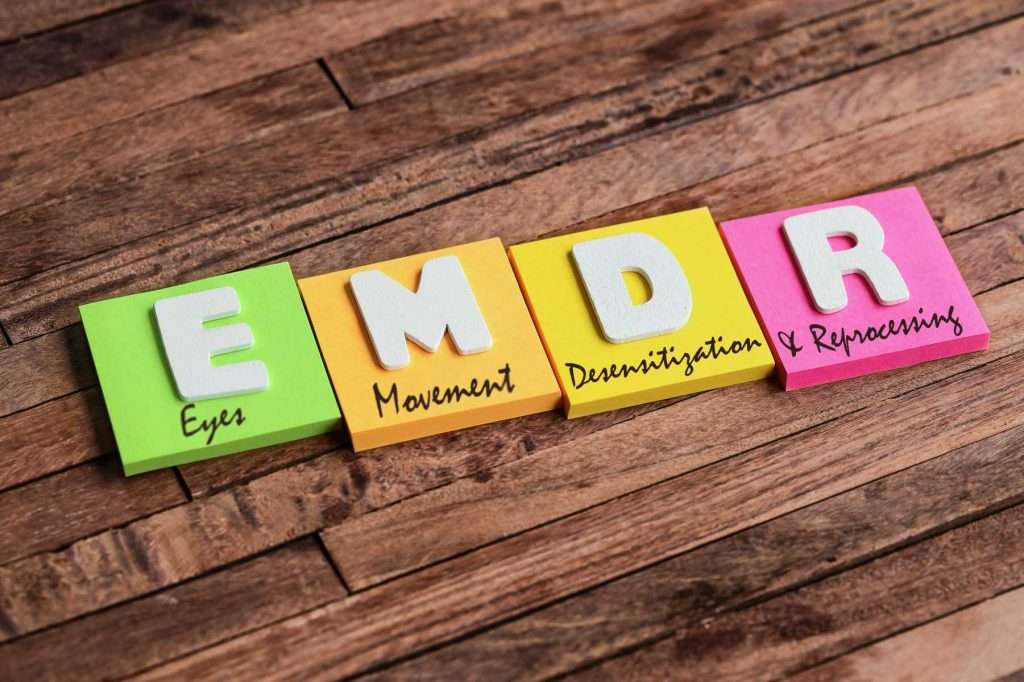 Can EMDR spelt with wooden letters
